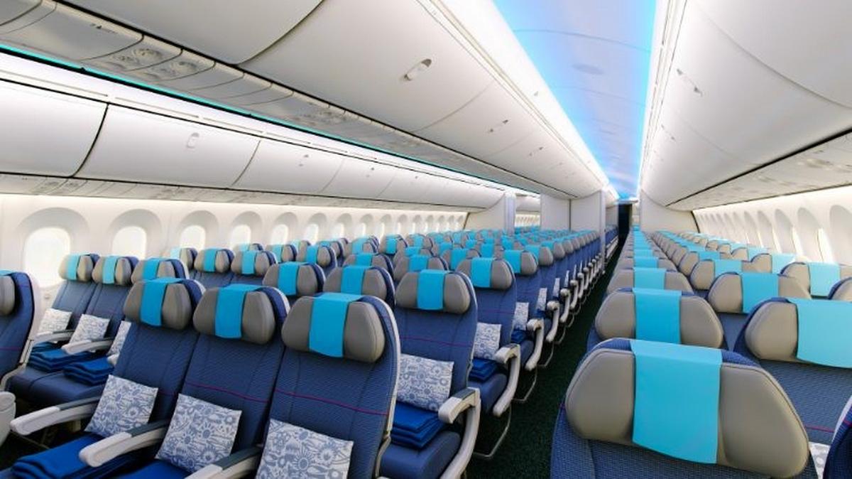 Miejsca pasażerskie Economy Class w Dreamlinerze